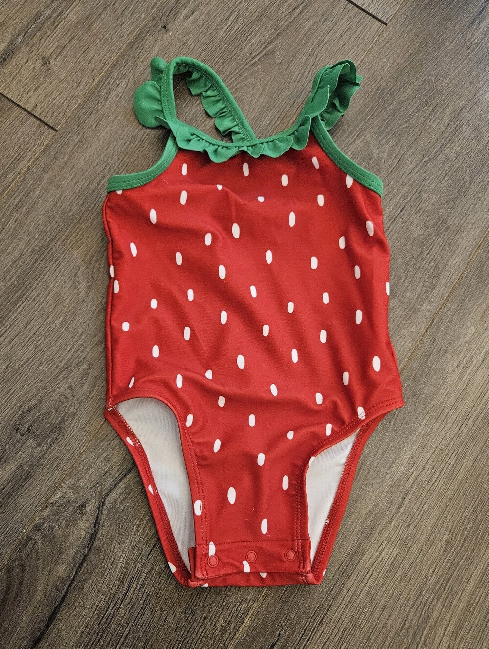 Strawberry Swimsuit, 12-18 Months